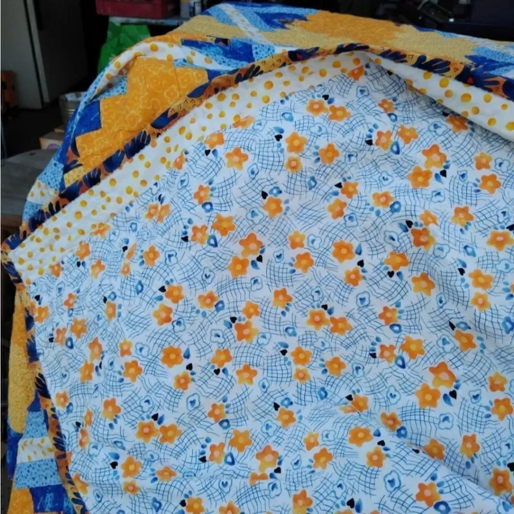 Hand crafted quilt